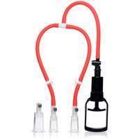 Master Series 3-Way Suck Her: Nippel- und Klitoris-Pumpsystem