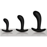 Master Series Dark Delights: 3-teiliges Analplug-Set