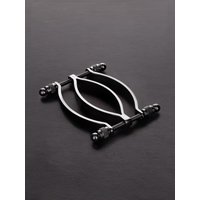 Triune Pussy Clamp: Edelstahl-Schamlippenklemme