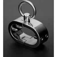 Triune Oval Kalis Teeth Testicle Bracelet: Edelstahl-Hodenstretcher mit Spikes