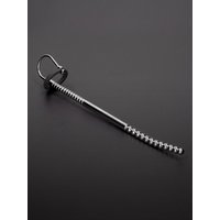 Triune Multi Beads Urethral Sounding: Edelstahl-Dilator mit Silikon-Eichelring