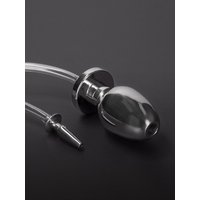 Triune Fire Hose: Edelstahl-Penisplug mit Schlauch und Analplug