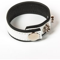 Black Label 3 Snap Leather Cock Ring: Penis- und Hodenriemen