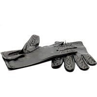 Black Label Vampire Gloves: Leder-Dornen-Handschuhe