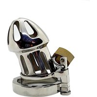 Black Label Breezy Boy Cock Cage: Edelstahl-Peniskäfig