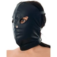 Leder-Kopfmaske mit Schnallen