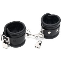 Leder-Handfesseln gepolstert und abschließbar