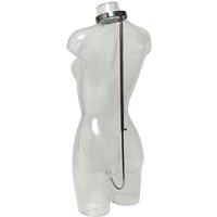 Bondage Hook attached to Collar: Edelstahl-Bondagehaken mit Halsfessel