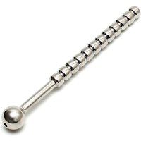 Ribbed Urethral Plug Hollow: Edelstahl-Dilator (hohl)