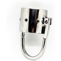 Black Label Spiked Ball Crucher: Edelstahl-Hodenstretcher