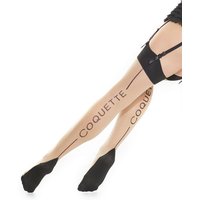 Coquette: Naht-Strapsstrümpfe