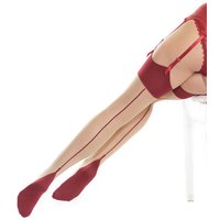 Coquette: Naht-Strapsstrümpfe