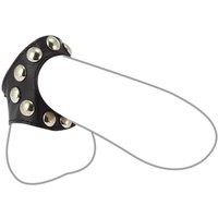 Leder-Penis-/Hodenriemen mit Nieten