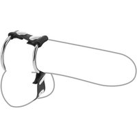 Metall-Penisringe mit Leder-Hodenteiler
