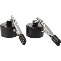 Nippelklemmen mit Zylindergewicht (2x 100g)