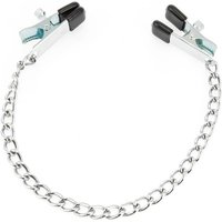 Metall-Nippelklemmen groß mit Kette