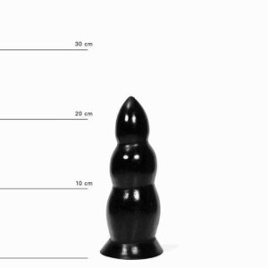 All Black Flame Dildo 23 x 8 cm