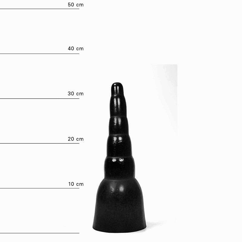 All Black Lutger Dildo, 34 x 11 cm 1 All Black Lutger Dildo, 34 x 11 cm