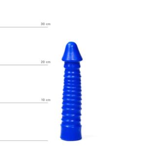 All Blue Head Dildo 26 x 5 cm