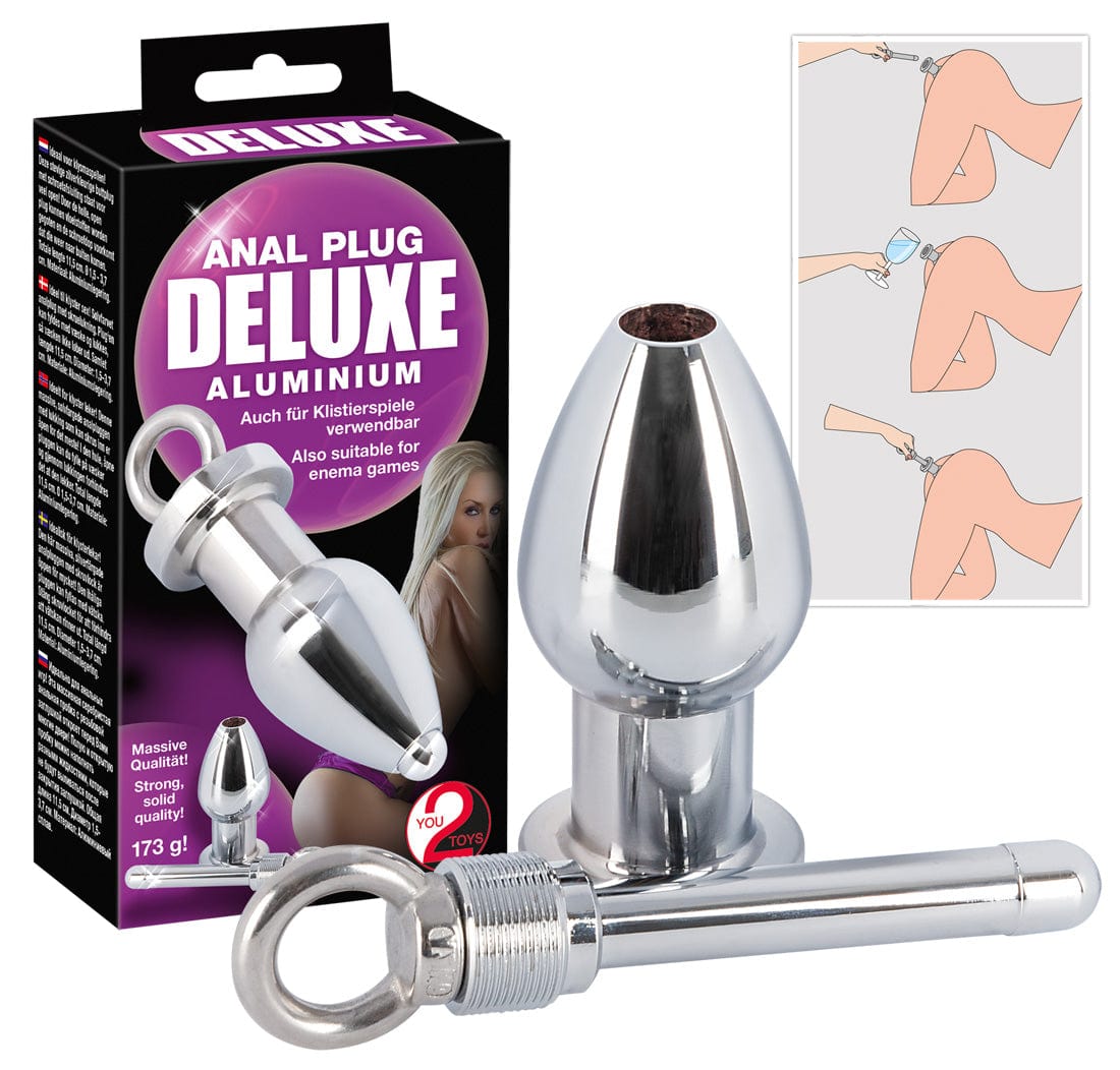 Analplug Alu hohl 11 x 3,5 cm 1 Analplug Alu hohl 11 x 3,5 cm