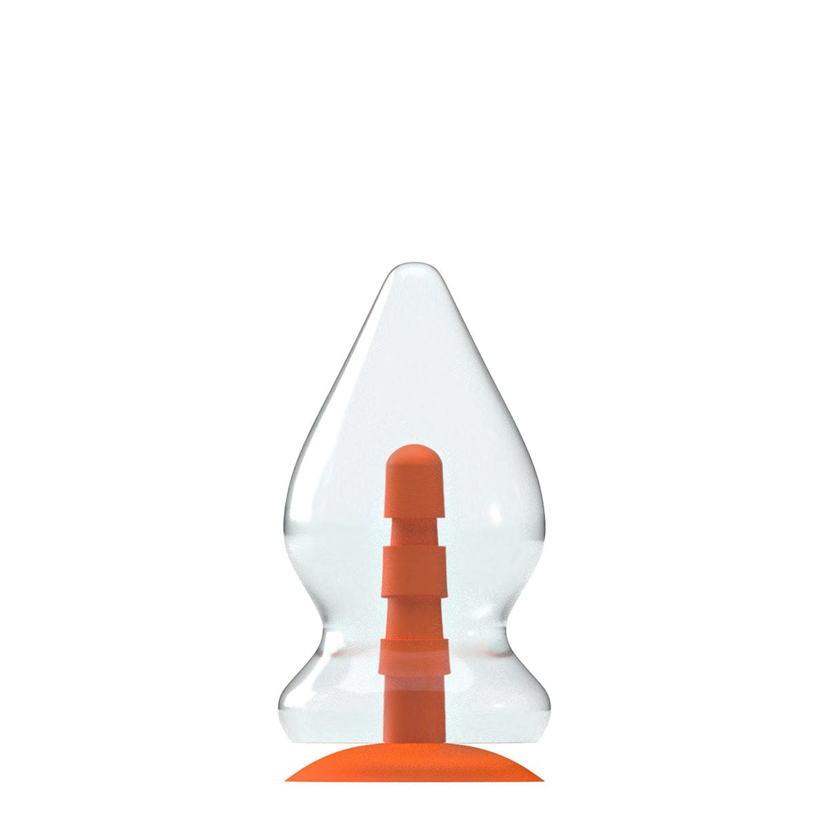 Analplug Biggi Transparent 22,5 x 10,5 cm 1 Analplug Biggi Transparent 22,5 x 10,5 cm