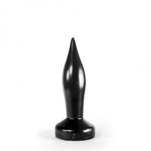 Analplug Kerzenflamme schwarz 20 x 5,5 cm