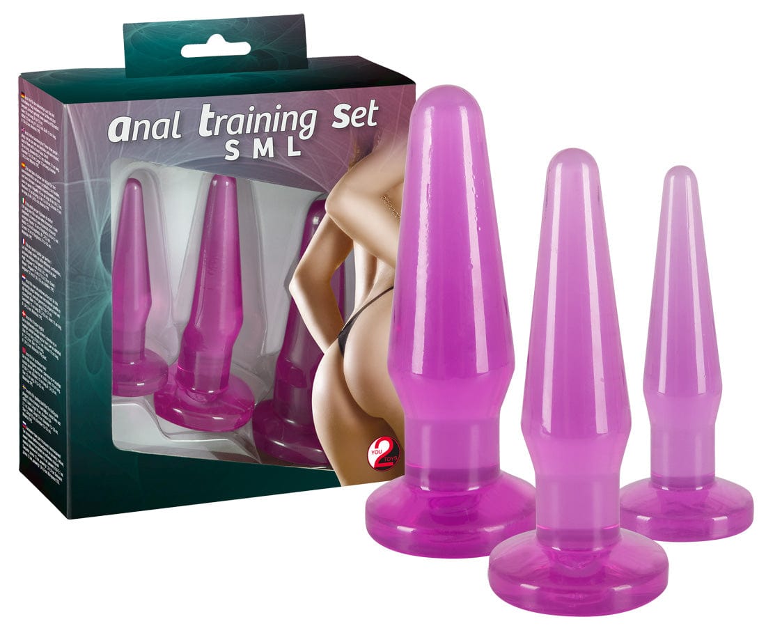 Analplug Training 3er lila 1 Analplug Training 3er lila