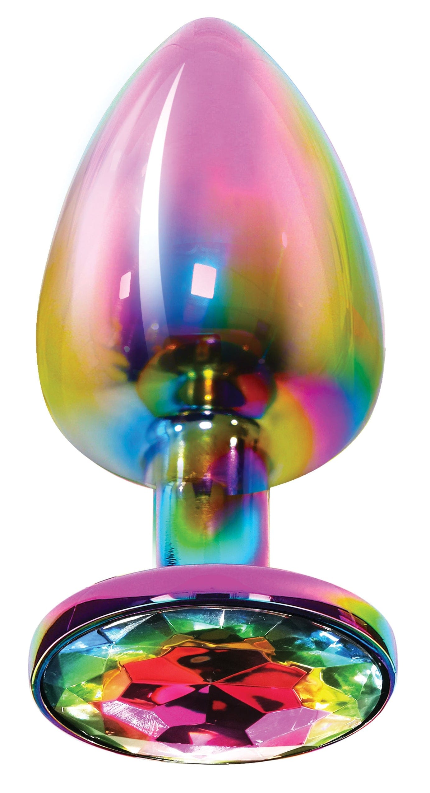 Analplug Regenbogen 8,5 x 4 cm 1 Analplug Regenbogen 8,5 x 4 cm