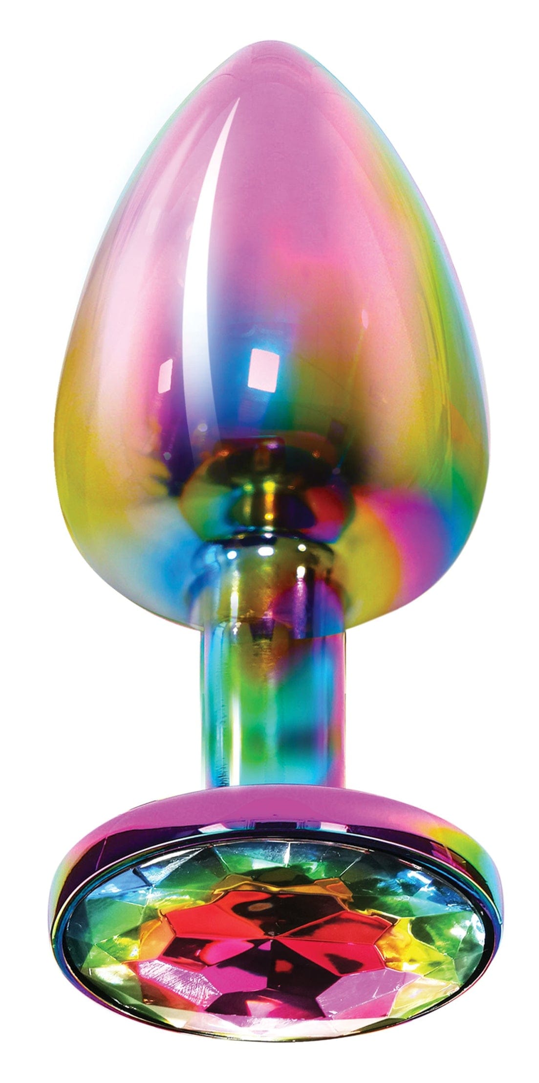 Analplug Regenbogen 6 x 2,7 cm 1 Analplug Regenbogen 6 x 2,7 cm