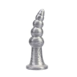 Dildo Analstecher Silber 16,5 x 4,2 cm