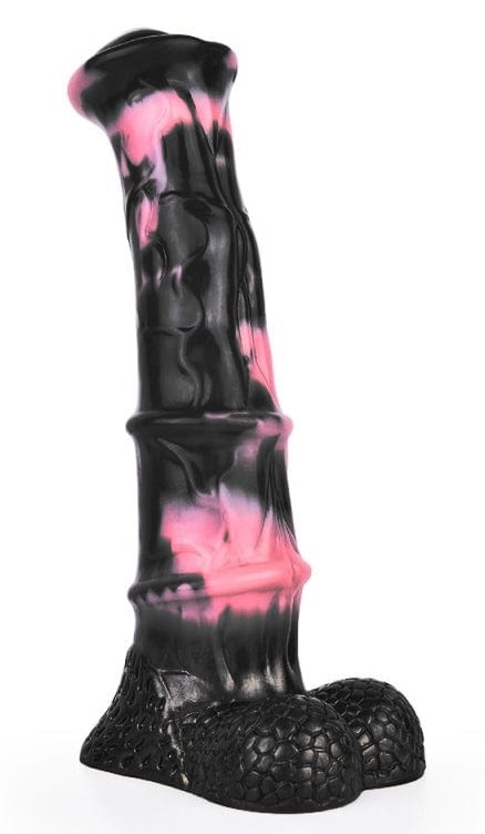 dildo animal ponulf 22 x 5 5cm schwarz rosa 1191838659