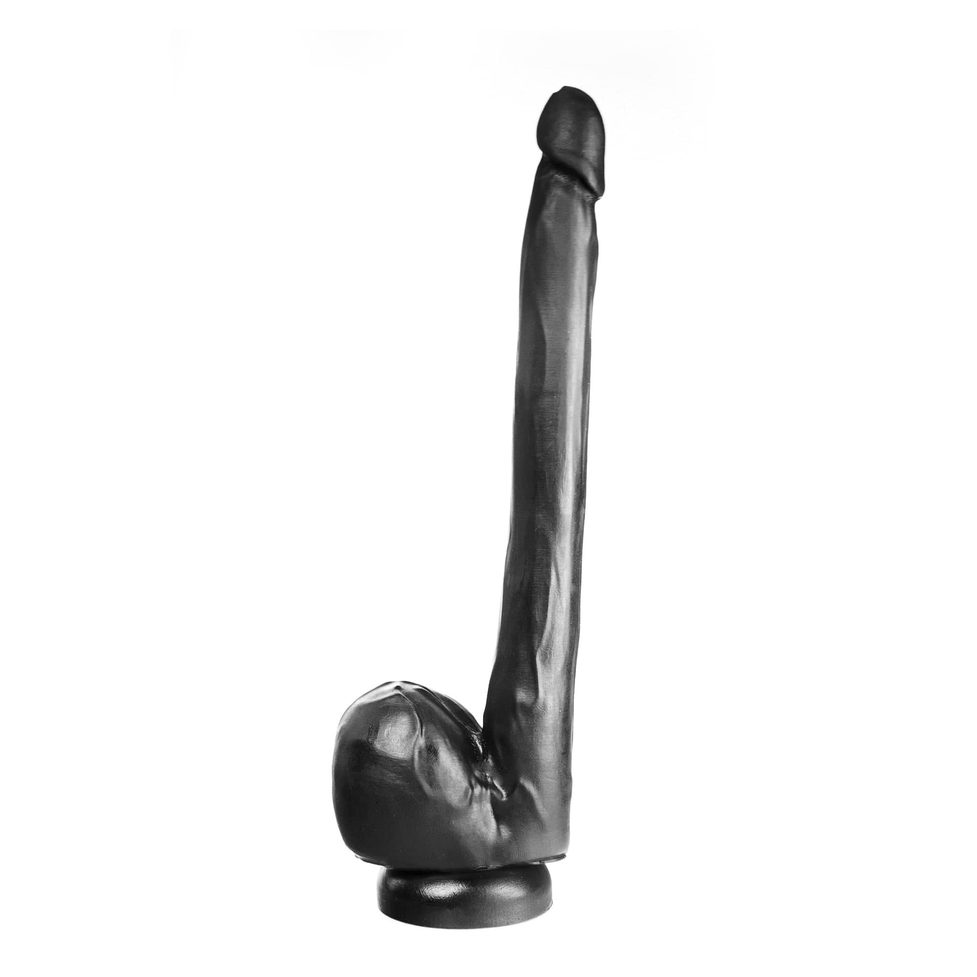 Dildo realistischer Gönner schwarz 30,5 x 3,3 cm 1 Dildo realistischer Gönner schwarz 30,5 x 3,3 cm