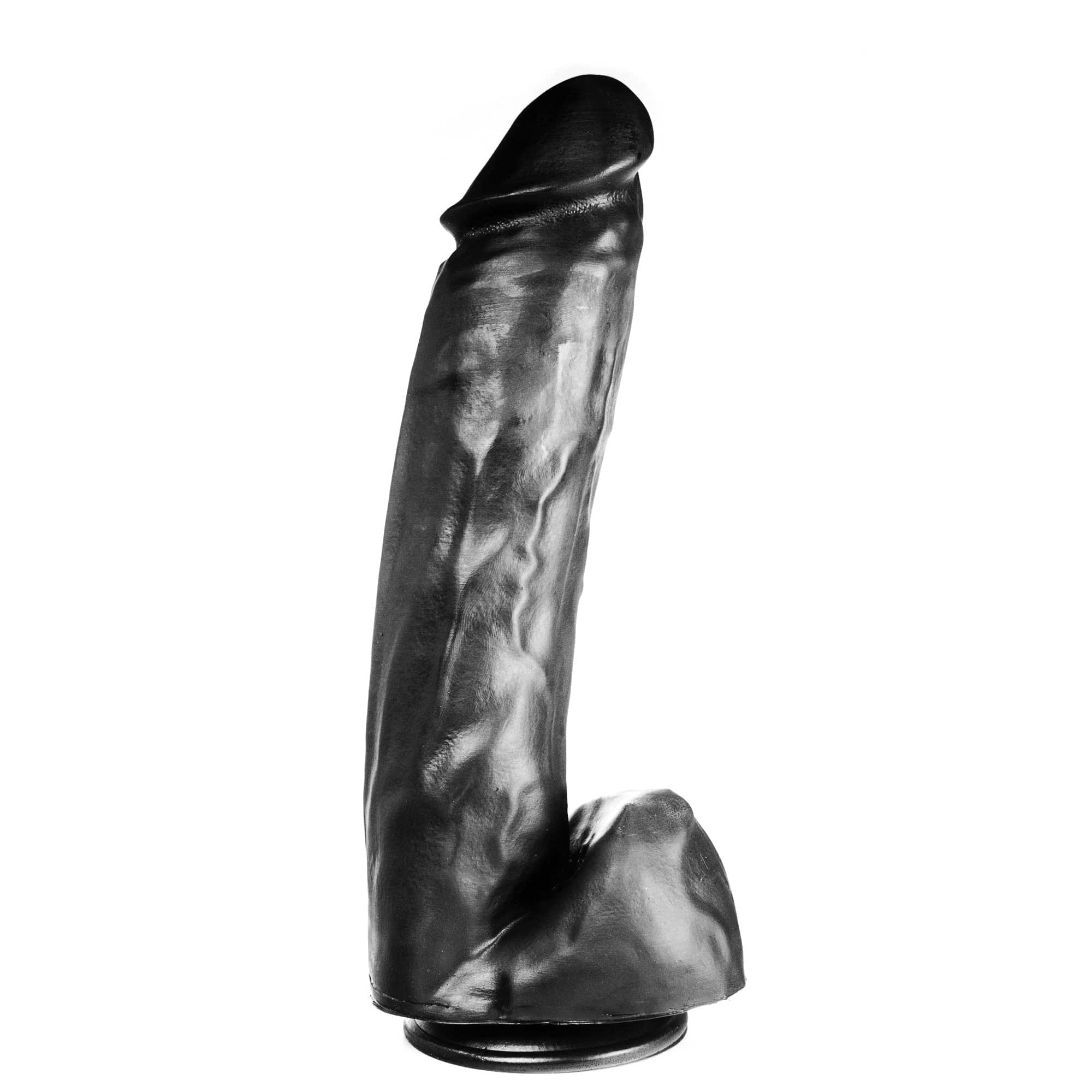 Dildo realistischer Gönner schwarz 36 x 8,2 cm 1 Dildo realistischer Gönner schwarz 36 x 8,2 cm