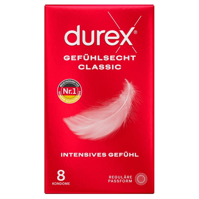 Durex Gefühlsecht Classic 8 Kondome 1 Durex Gefühlsecht Classic 8 Kondome
