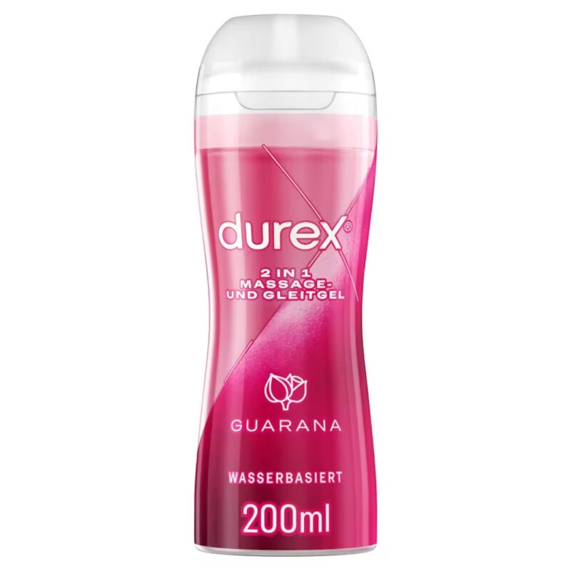 Durex Play 2 in 1 Massage-Gel und Gleitgel 200 ml mit Guarana 1 Durex Play 2 in 1 Massage-Gel und Gleitgel 200 ml mit Guarana
