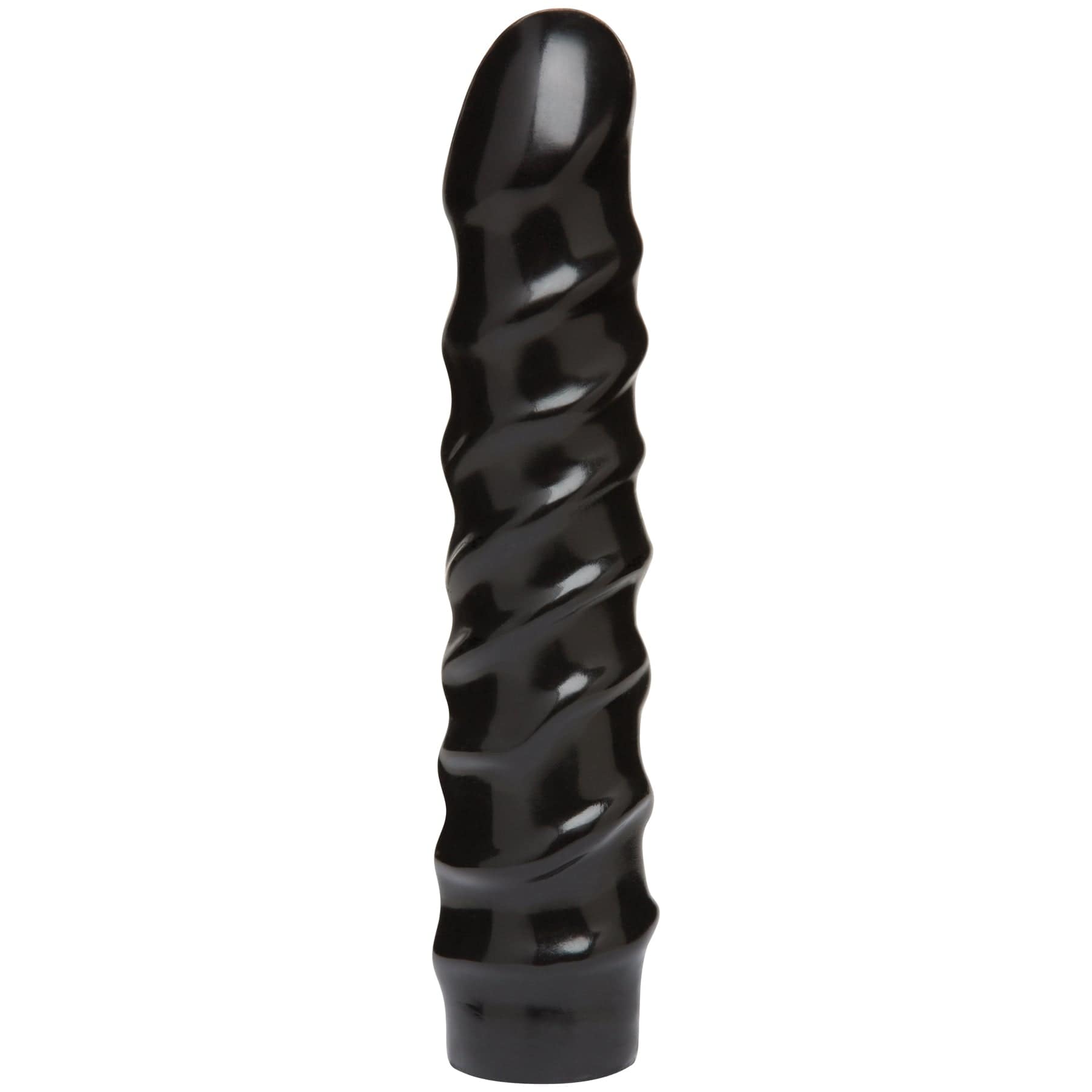 Gerippter Dildo extra lang schwarz 20,3 x 3,8 cm 1 Gerippter Dildo extra lang schwarz 20,3 x 3,8 cm