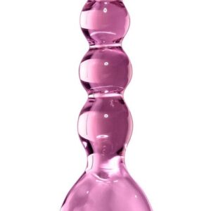 Glasdildo Icicles Pink 20 x 3,5 cm