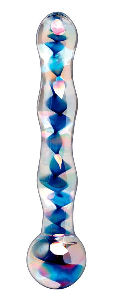 glasdildo icicles no 8 klar blau 17 5 x 3 5 cm 1171028837