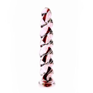 Glasdildo Twist 16 x 3 cm