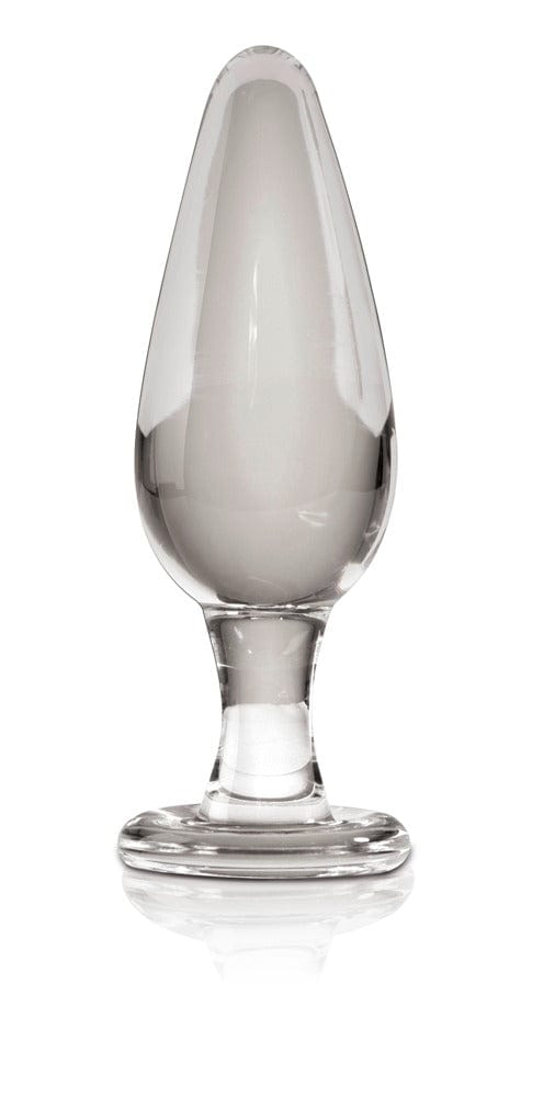 Glasplug Icicles Transparent 11 x 4 cm 1 Glasplug Icicles Transparent 11 x 4 cm