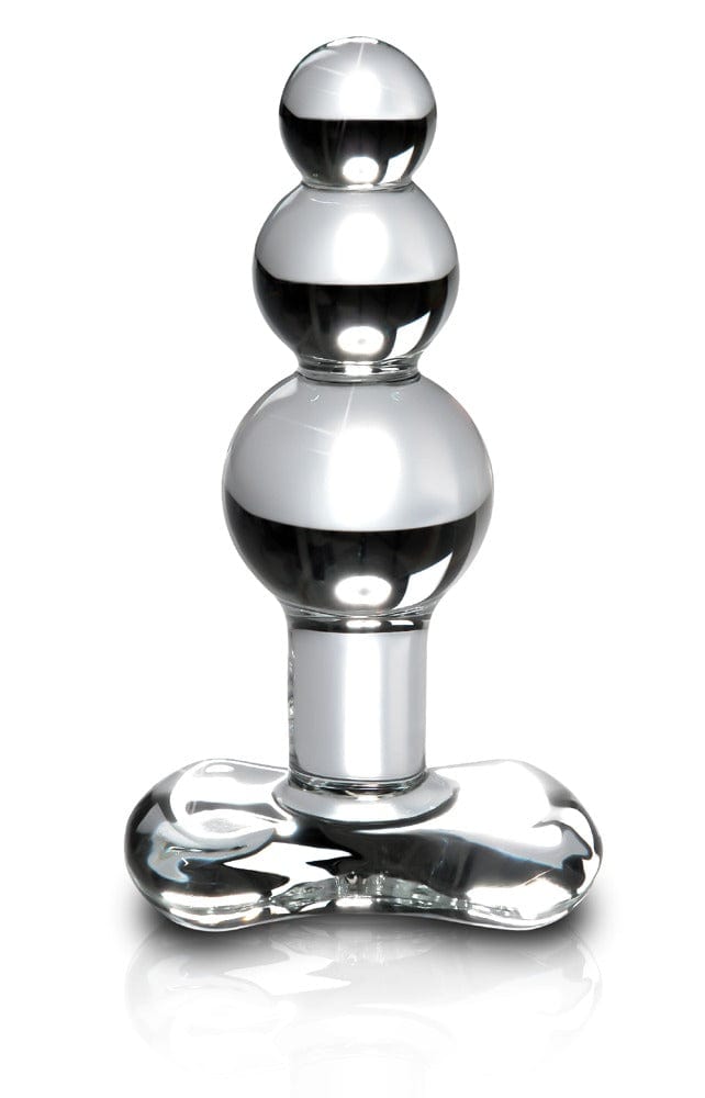 Glasplug Icicles Transparent 10,5 x 3,5 cm 1 Glasplug Icicles Transparent 10,5 x 3,5 cm