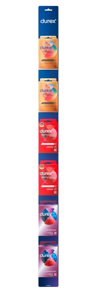 Kondome Durex Clipstrip Kollektion 1 Kondome Durex Clipstrip Kollektion