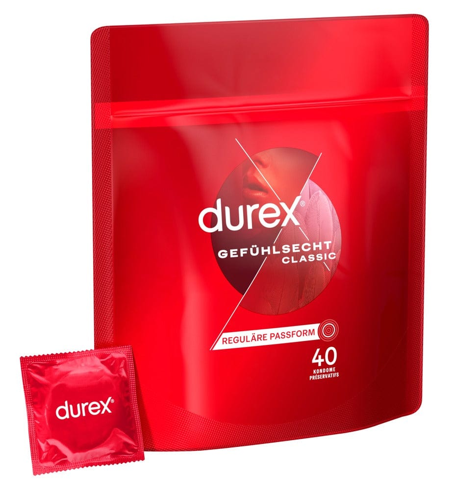Kondome Durex Gefühlsecht 40er 1 Kondome Durex Gefühlsecht 40er