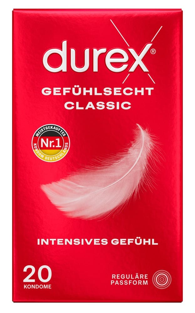 Kondome Durex Gefühlsecht Classic 20er 1 Kondome Durex Gefühlsecht Classic 20er