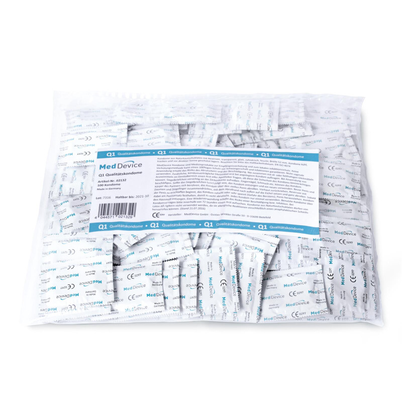 Kondome MedDevice Q1 100 Stück 1 Kondome MedDevice Q1 100 Stück