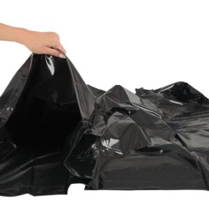 Lack Bettdecke Dirty Schwarz