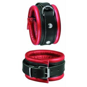 Leder Fußfessel XXdreamSToys rot/schwarz