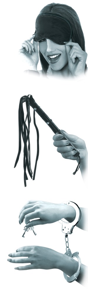 Lover's Fantasy Kit 3-teiliges BDSM Set Fetish Fantasy Series Schwarz