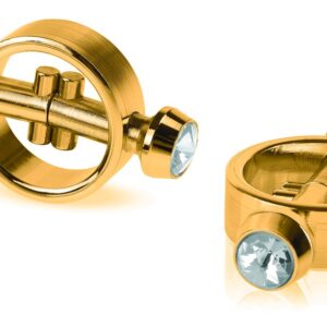Magnetic Clamps Gold Nippelklemmen in Goldoptik