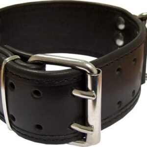 MisterB Lederhalsband breit